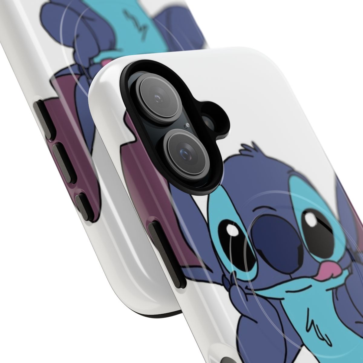 Colorful and durable stitch-themed phone case - Detail