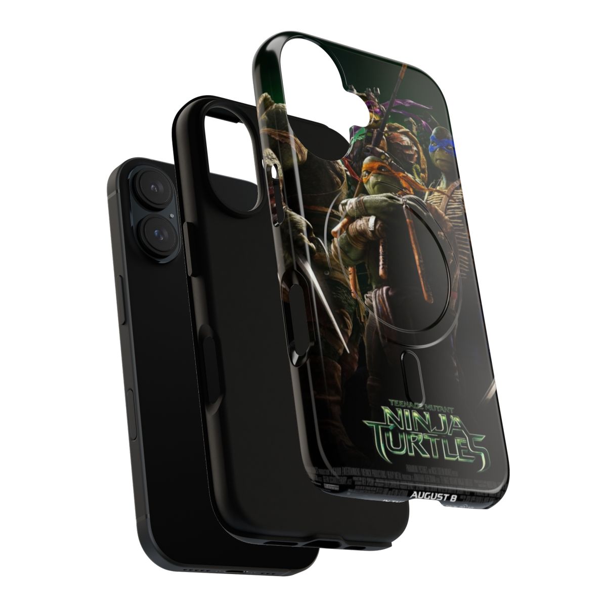 Magnetic tough phone case with comic book and film inspired design - Layers