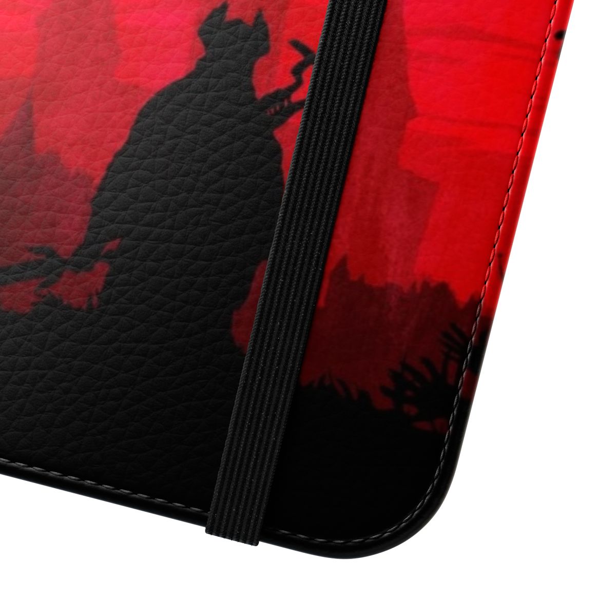 Dark fantasy-inspired phone case with double exposure design - Close Up