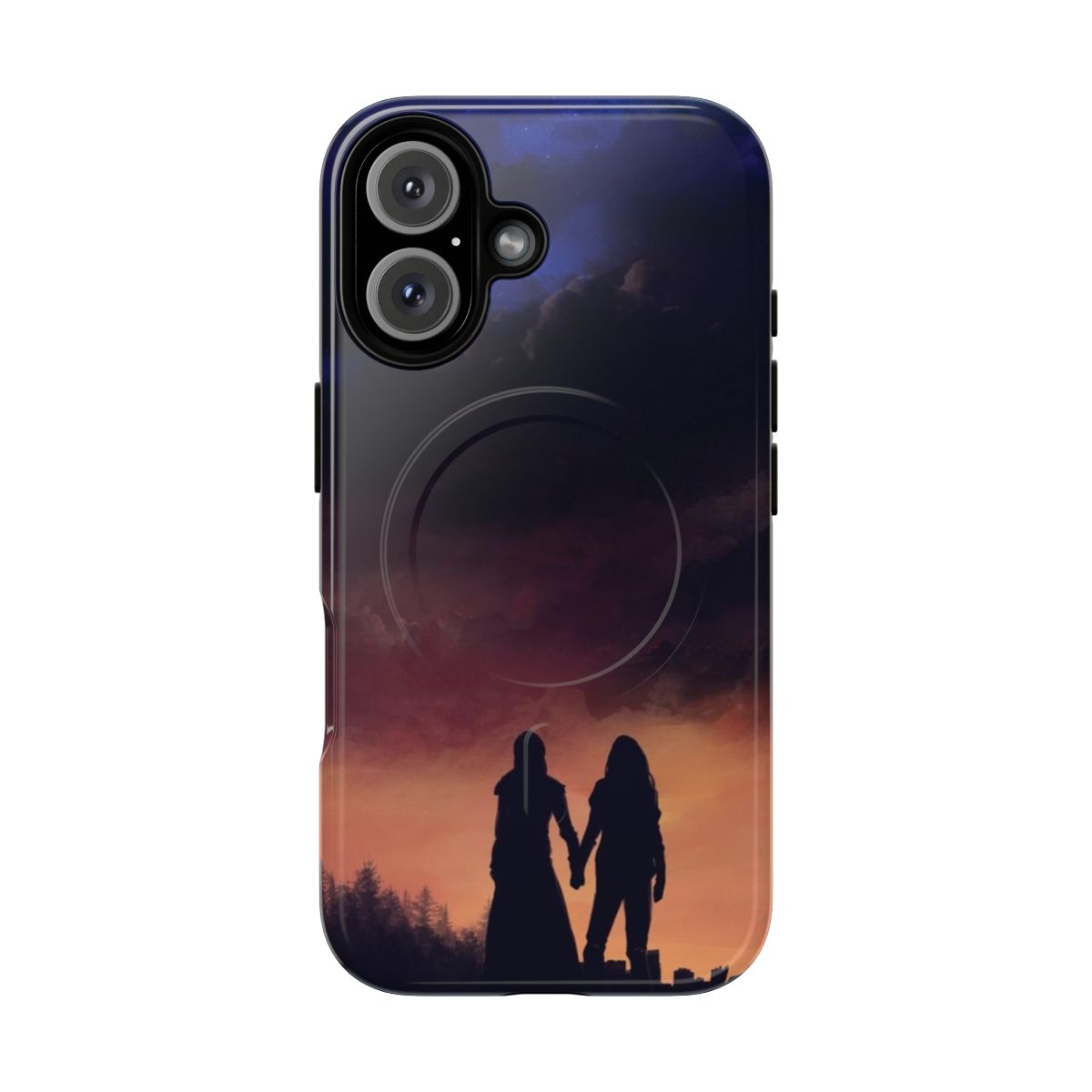 Magnetic tough phone case featuring sci-fi inspired design from The 100 TV series