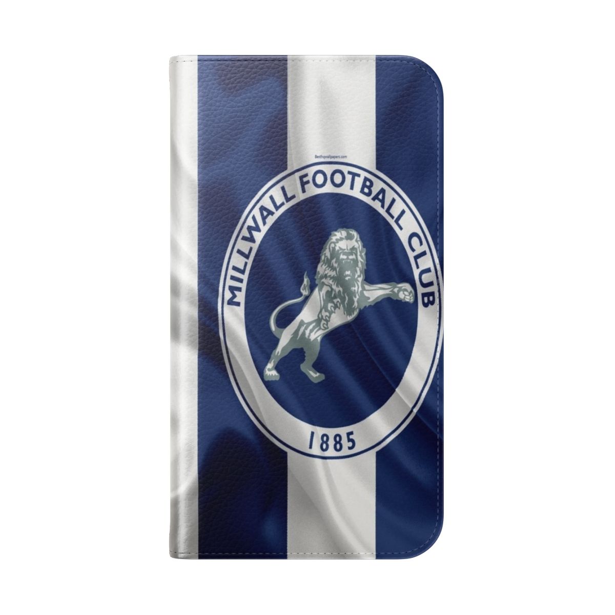 Millwall-inspired phone case with a soccer/football club design - Folded Back