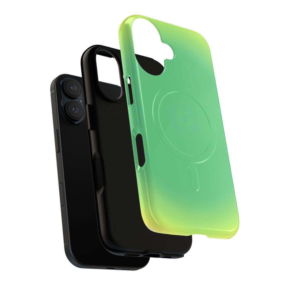 Aesthetic aura-themed magnetic phone case with glowing aura effect - Layers