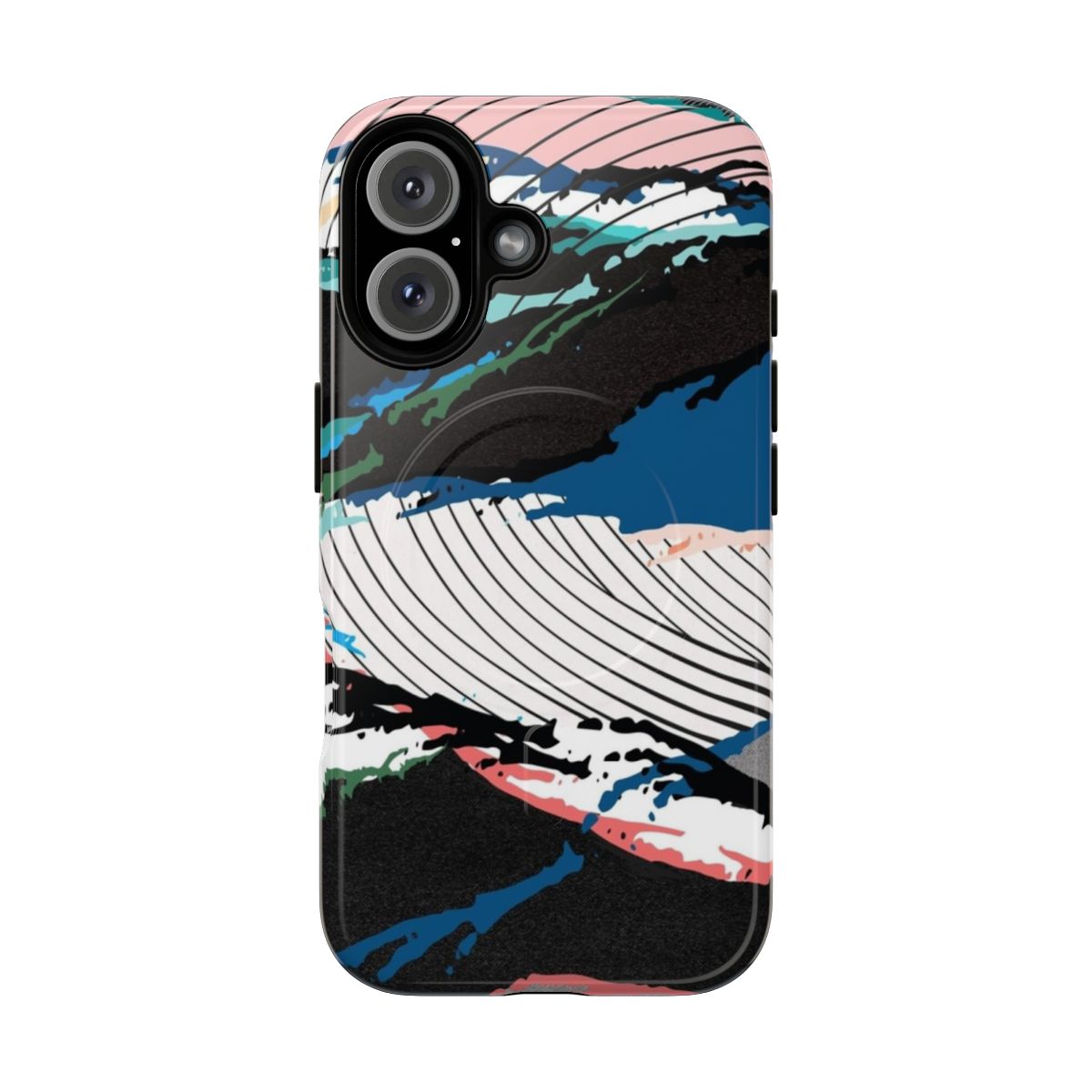 Magnetic tough phone cases with a nature and landscape design in a boho style