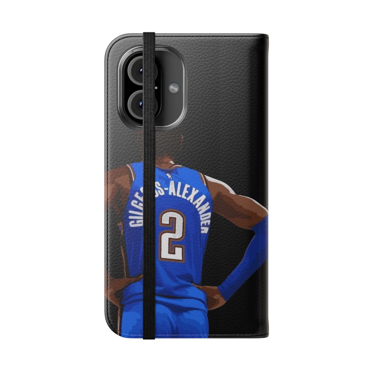 Shai Gilgeous-Alexander Basketball Inspired Phone Case - Folded Front