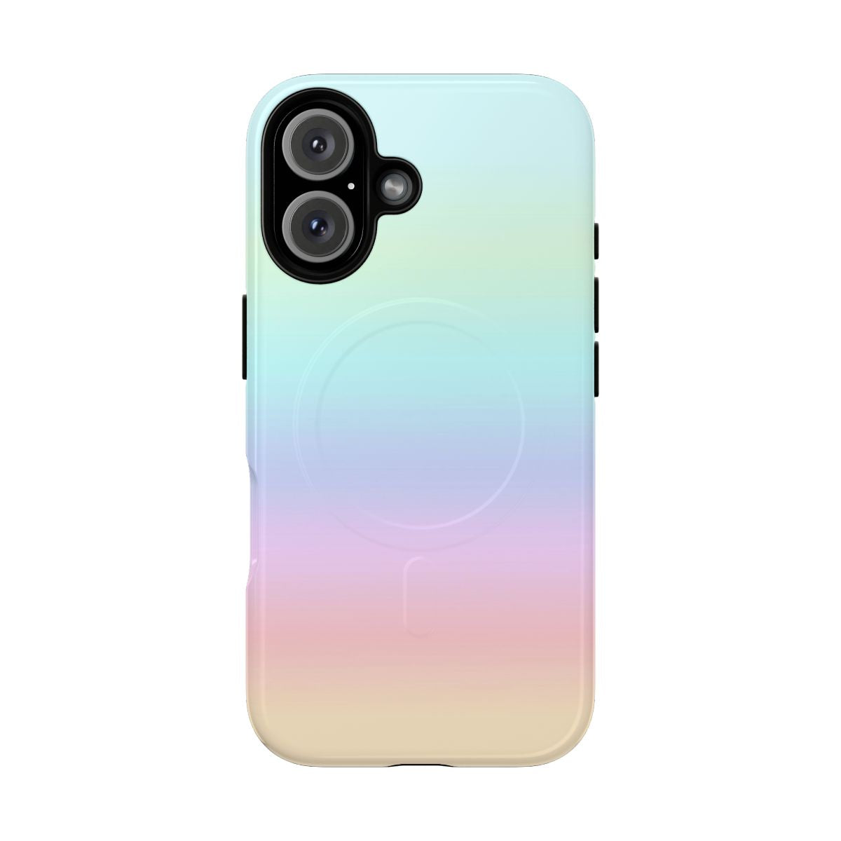 Pastel gradient phone case with a colorful, cute and fun summer design