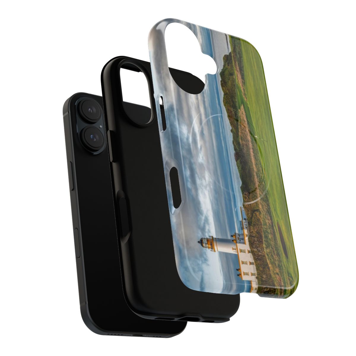 Turnberry Lighthouse and Ninth Green Phone Case - Layers