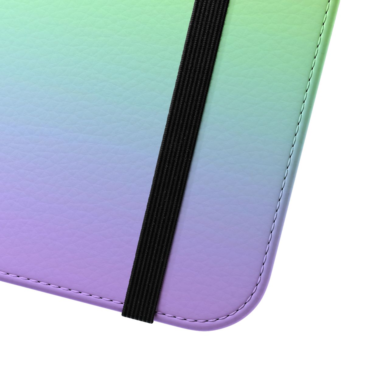 Vibrant pastel rainbow gradient phone case cover - Close Up