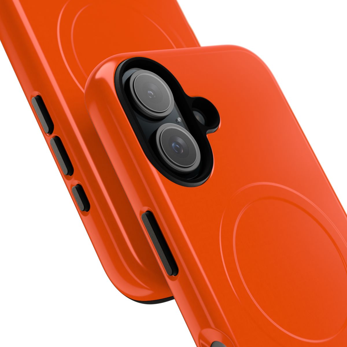 Orange Magnetic Tough Phone Cases - Detail