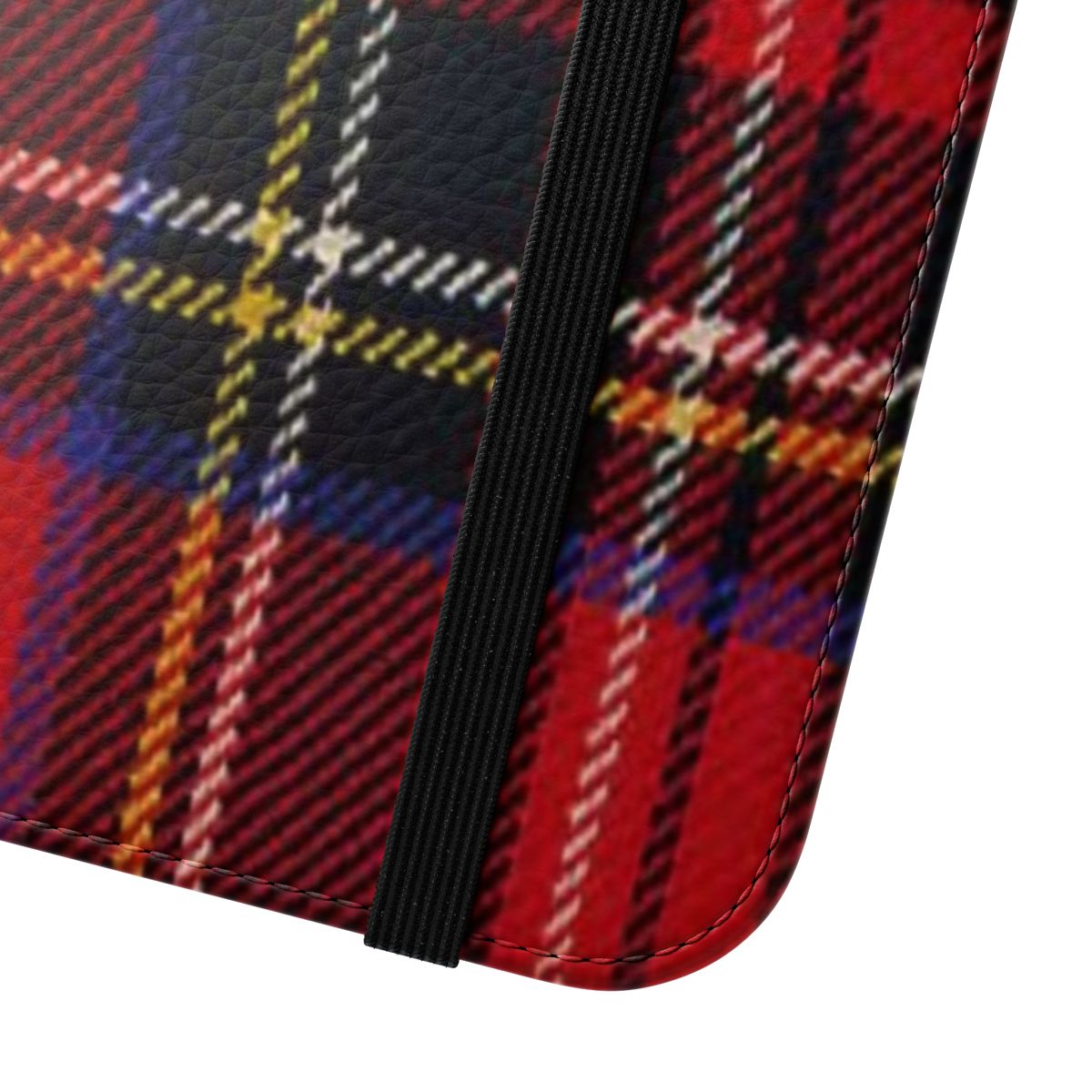 Traditional Scottish Royal Stewart tartan pattern phone case - Close Up