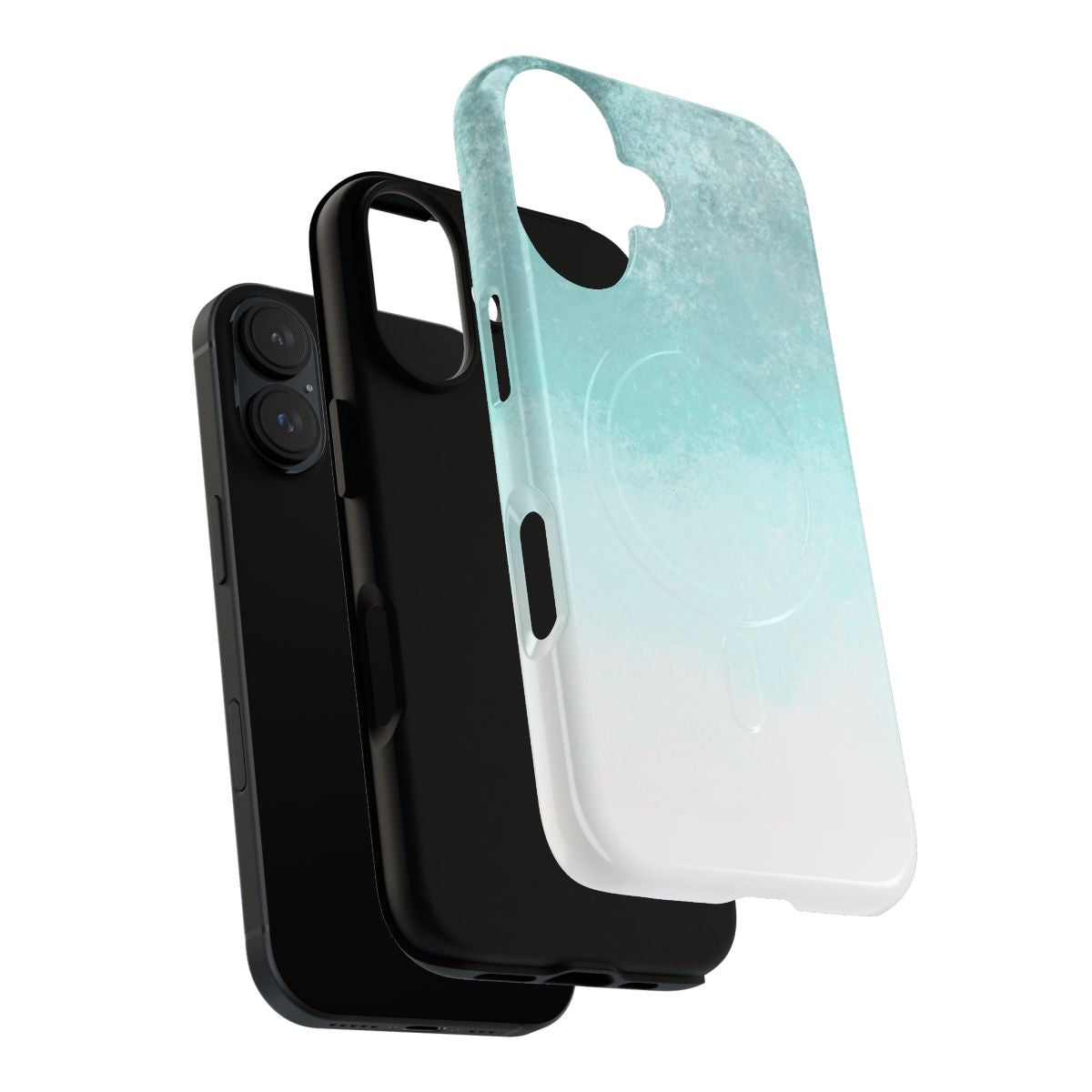 Tough magnetic phone case with a sea-inspired design - Layers