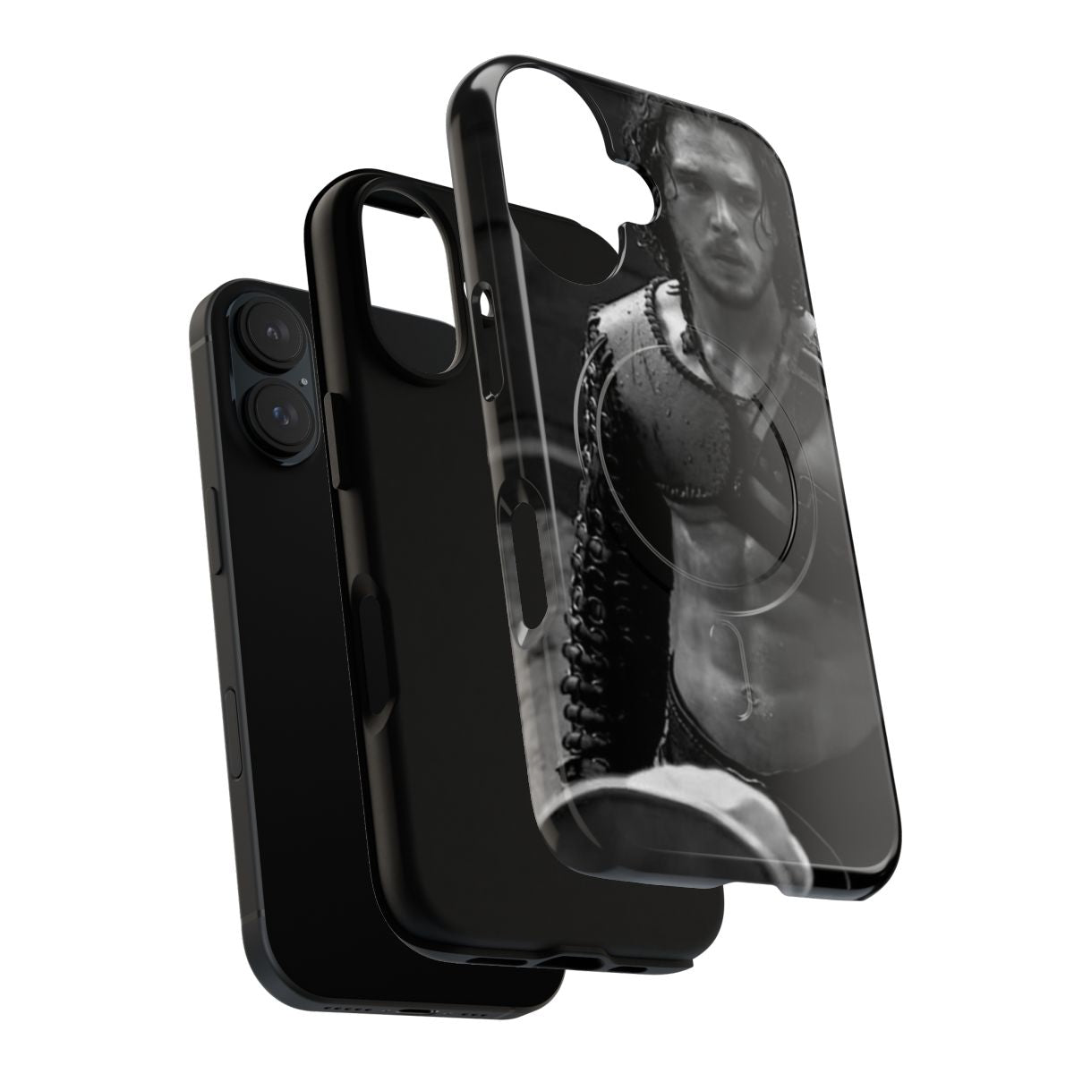 Magnetic tough phone case featuring the image of actor Kit Harington - Layers