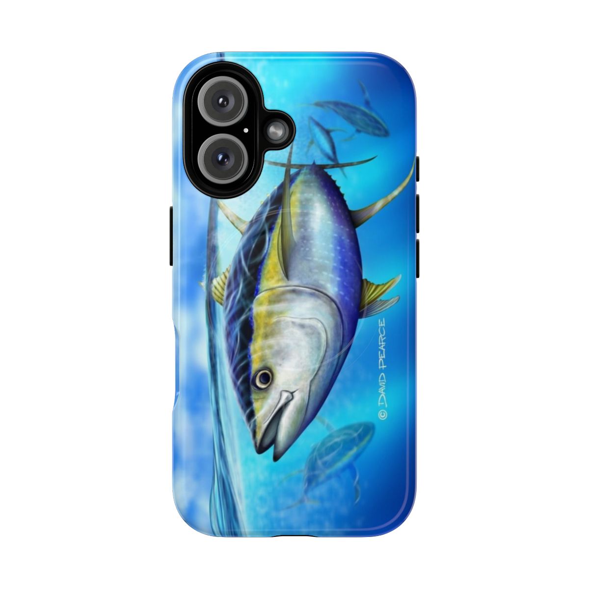 Yellowfin tuna-themed tough and magnetic phone case