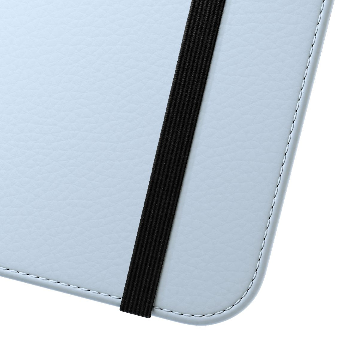 Sleek and stylish baby blue phone case - Close Up