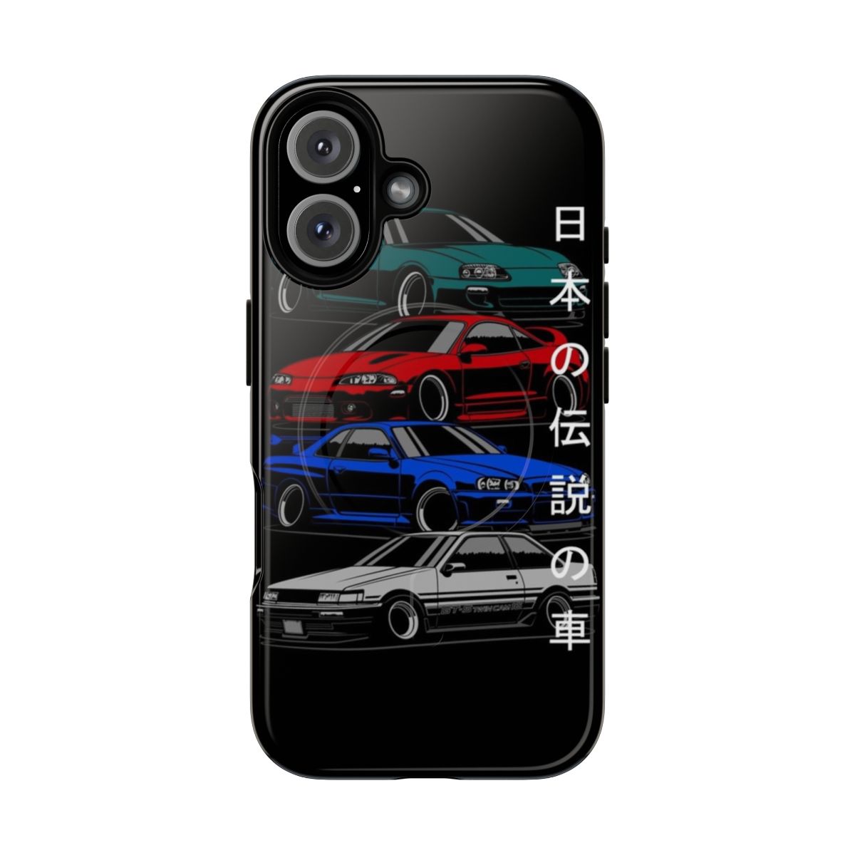 Sleek JDM-style phone case with a tough magnetic design