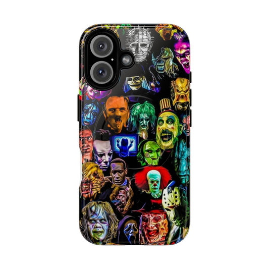 Horror collection magnetic tough phone case with T-shirt design