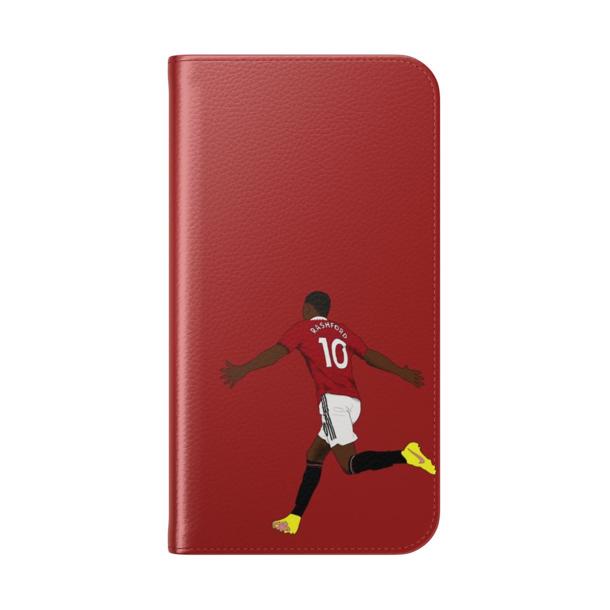 Manchester United Footballer Marcus Rashford Minimalist Phone Case - Folded Back