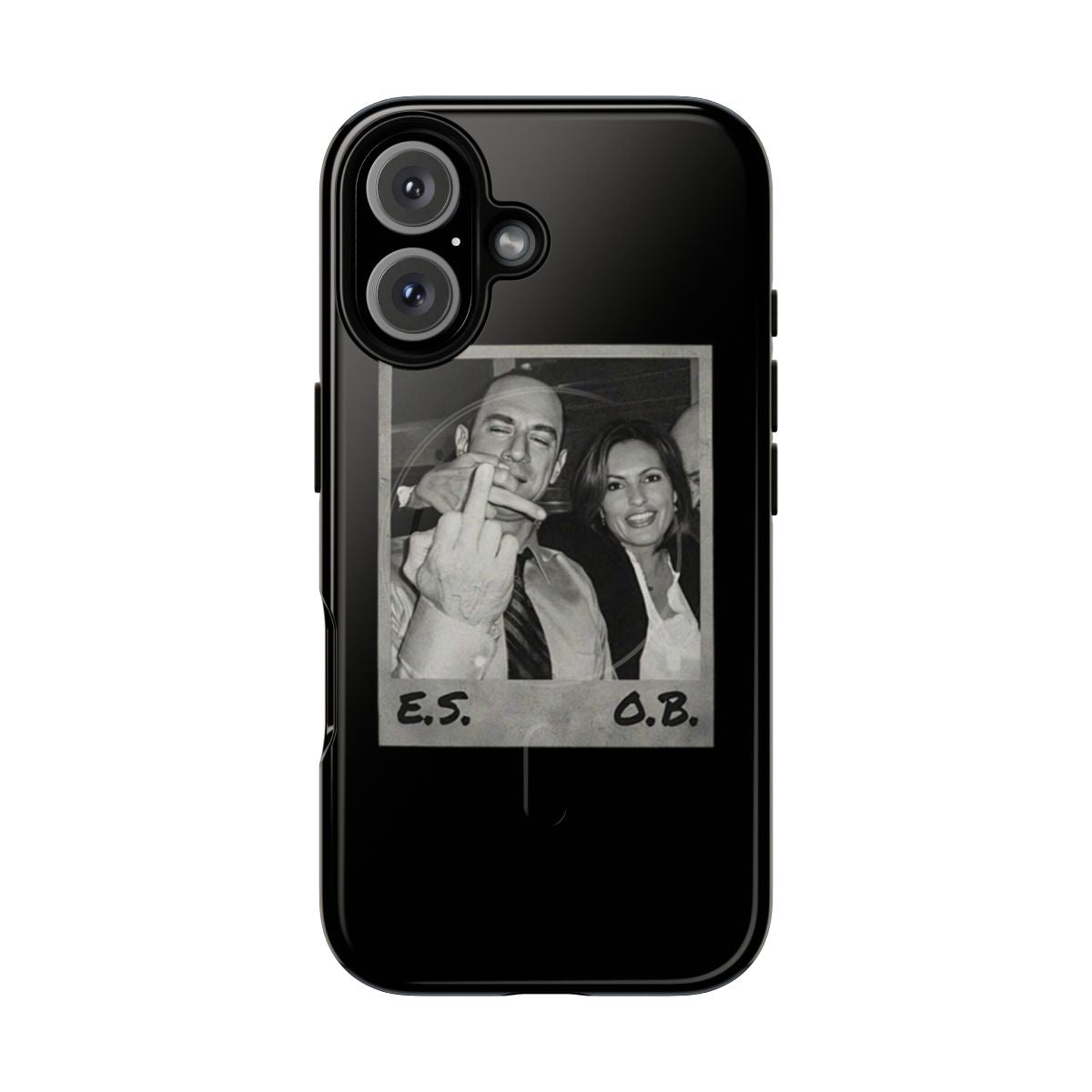 Magnetic tough phone case featuring Olivia Benson and Elliot Stabler from Law & Order: SVU