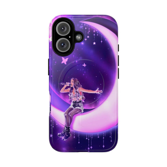 Magnetic tough phone case featuring a moon design inspired by Olivia Rodrigo's 'Guts Tour'