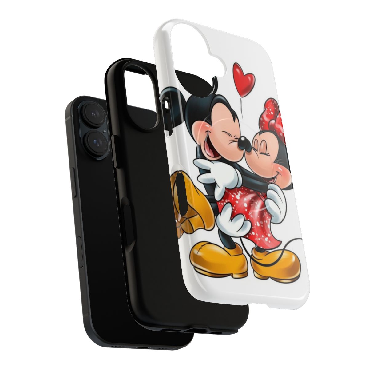 Colorful phone case with iconic Mickey and Minnie Mouse characters - Layers