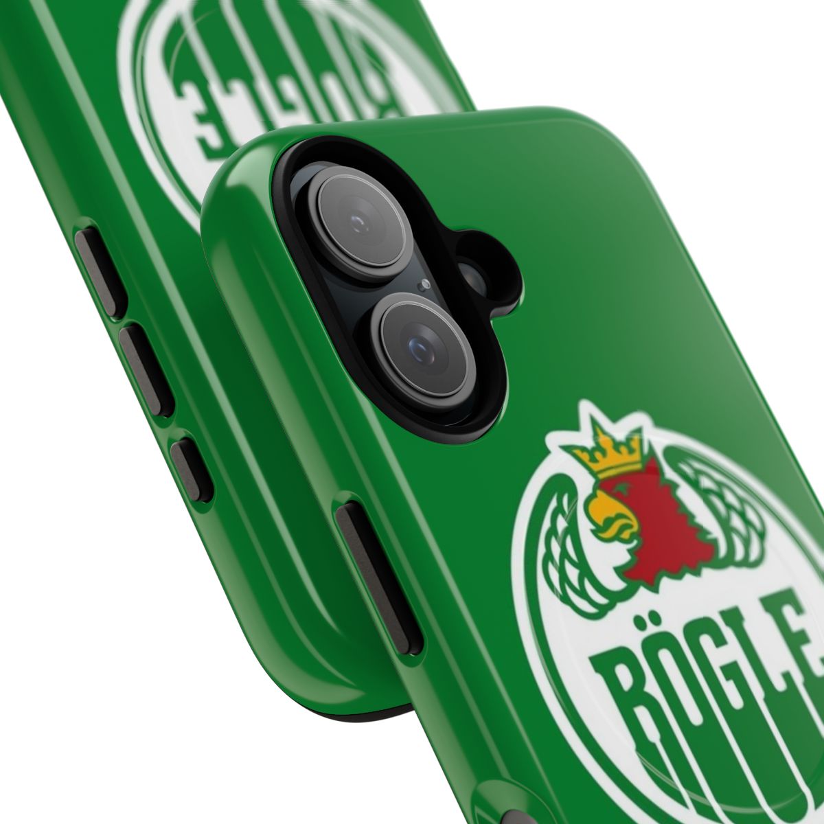 Tough magnetic phone case with Rögle BK hockey team logo - Detail