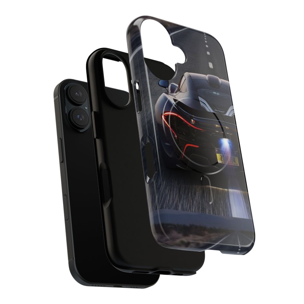 Magnetic tough phone case with sleek, high-performance Mclaren P1 inspired design - Layers