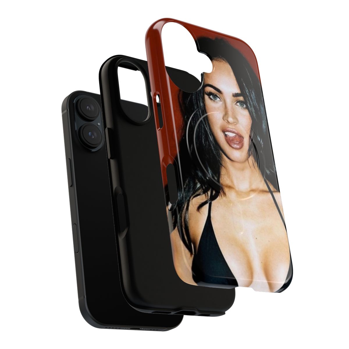 Tough Magnetic Phone Case for Megan Fox Fans - Layers