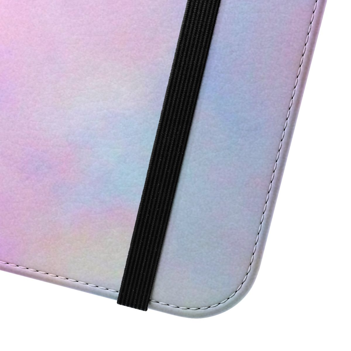 Flip phone case with a Taylor Swift-inspired "Lover clouds" design - Close Up