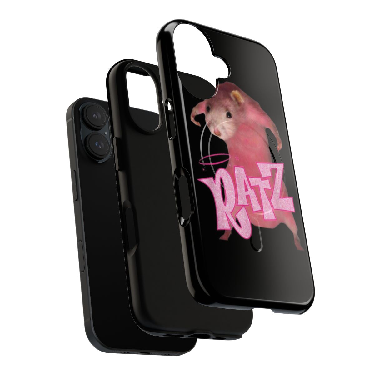 Funny Ratt Pink Ratz Magnetic Tough Phone Case - Layers