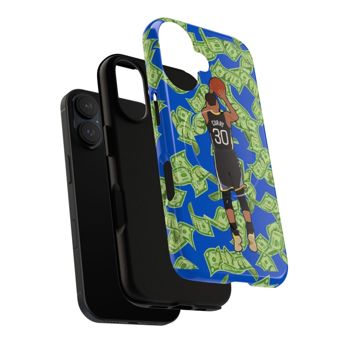 Curry money magnetic tough phone cases with golden state warriors and christian designs - Layers