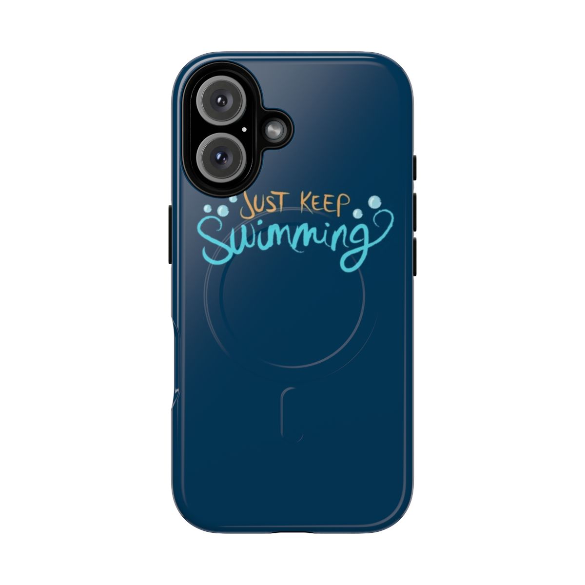 Colorful phone case with a Finding Nemo and Dory inspired ocean scene design