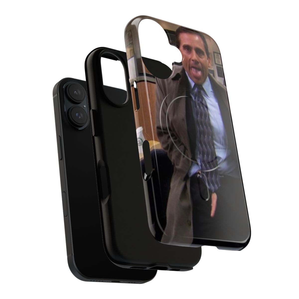 Tough phone case with Michael Scott from The Office design - Layers