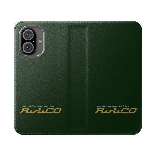 Fallout-inspired Robco flip cover phone case