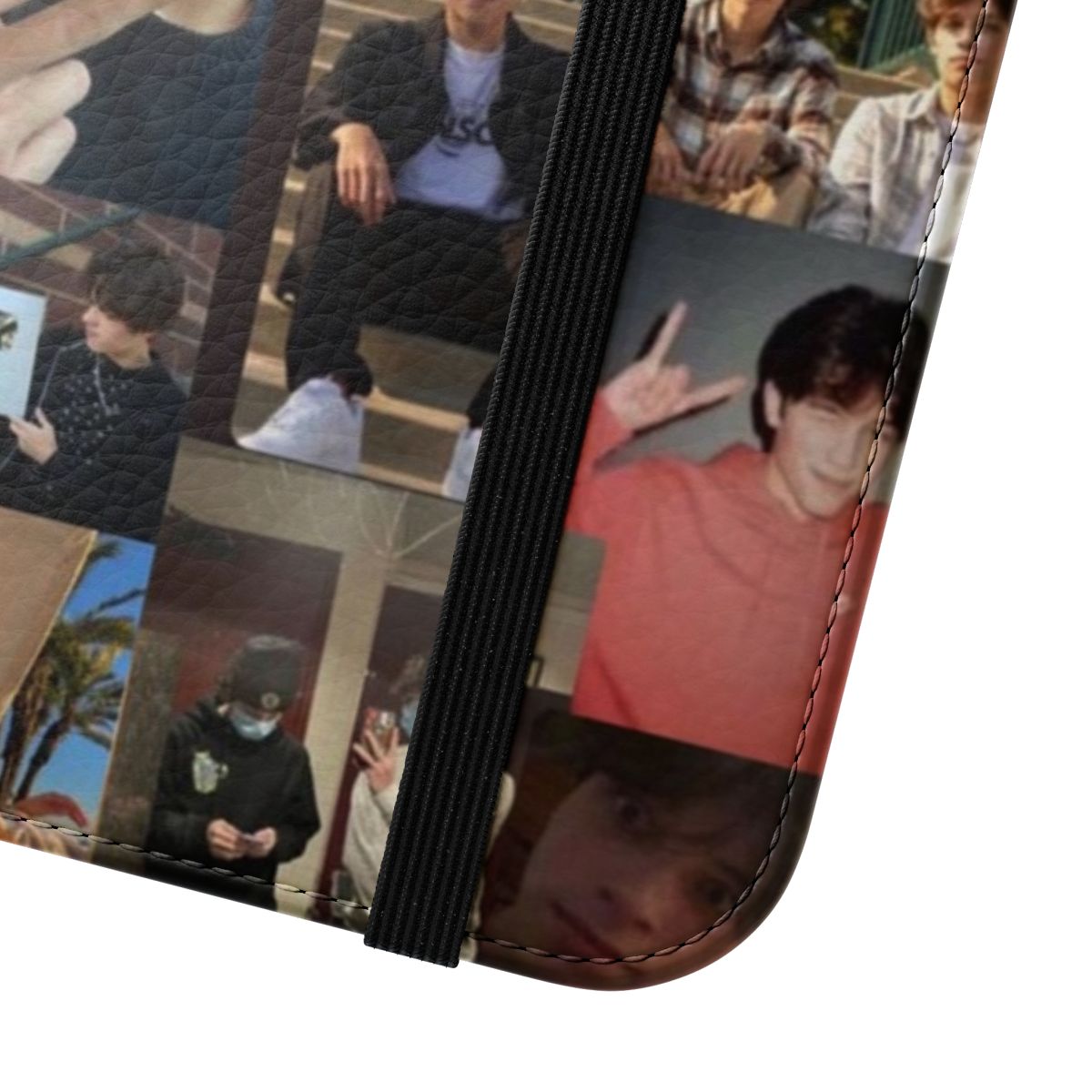 Sturniolo Triplets Collage Flip Cover Phone Case - Close Up