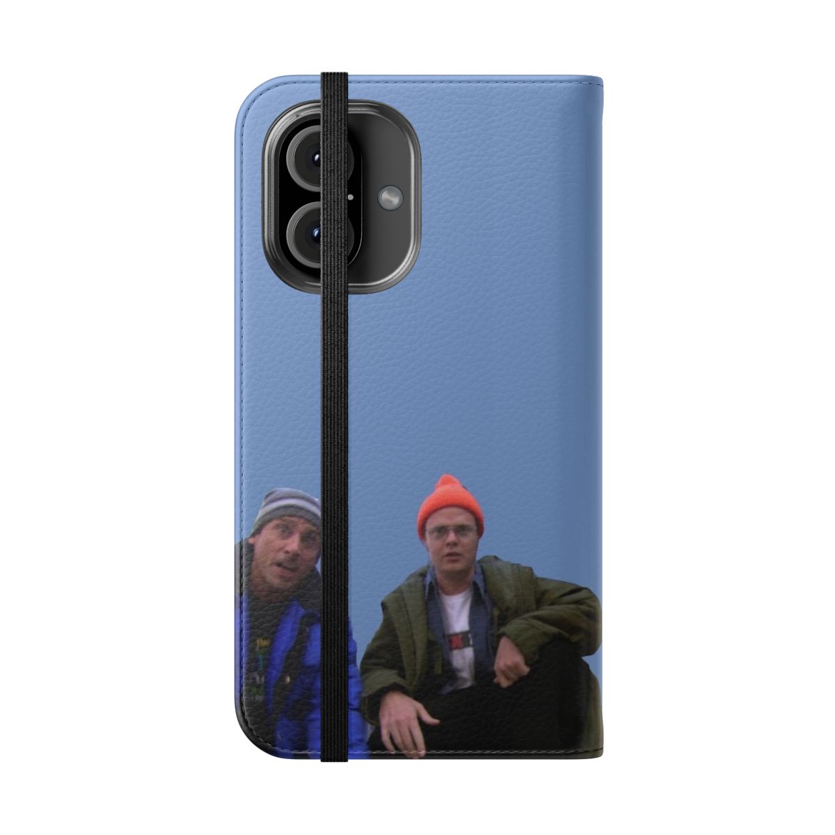 Stylish phone case cover featuring the iconic "Lazy Scranton" design from the hit TV show The Office. - Folded Front