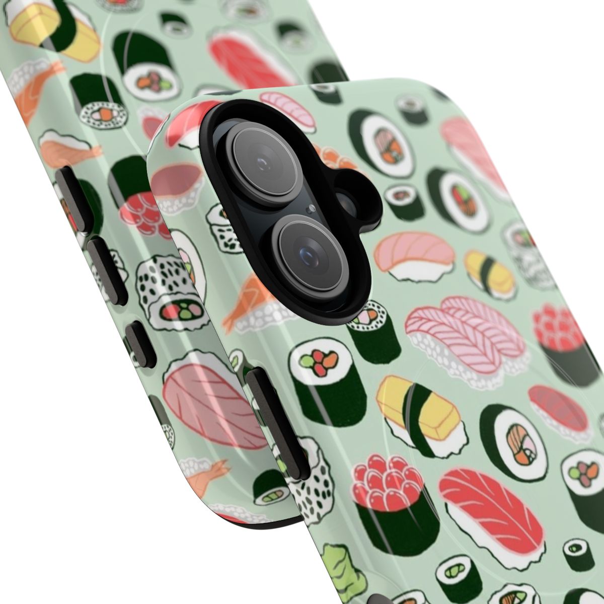 Sushi-inspired magnetic tough phone case with beautiful design - Detail