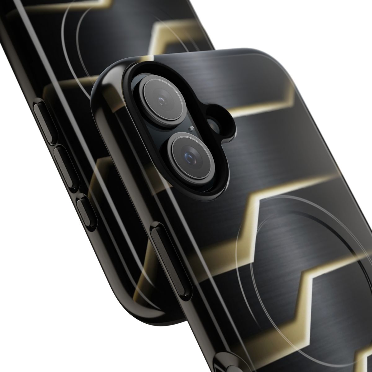 Magnetic tough phone case featuring the Winter Soldier's arm design - Detail