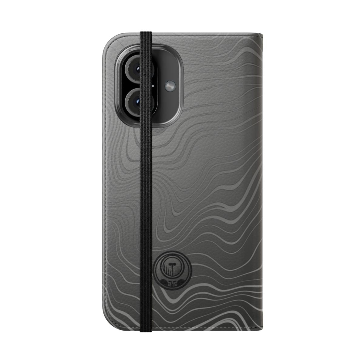 Beskar alloy inspired phone case with Mandalorian design - Folded Front