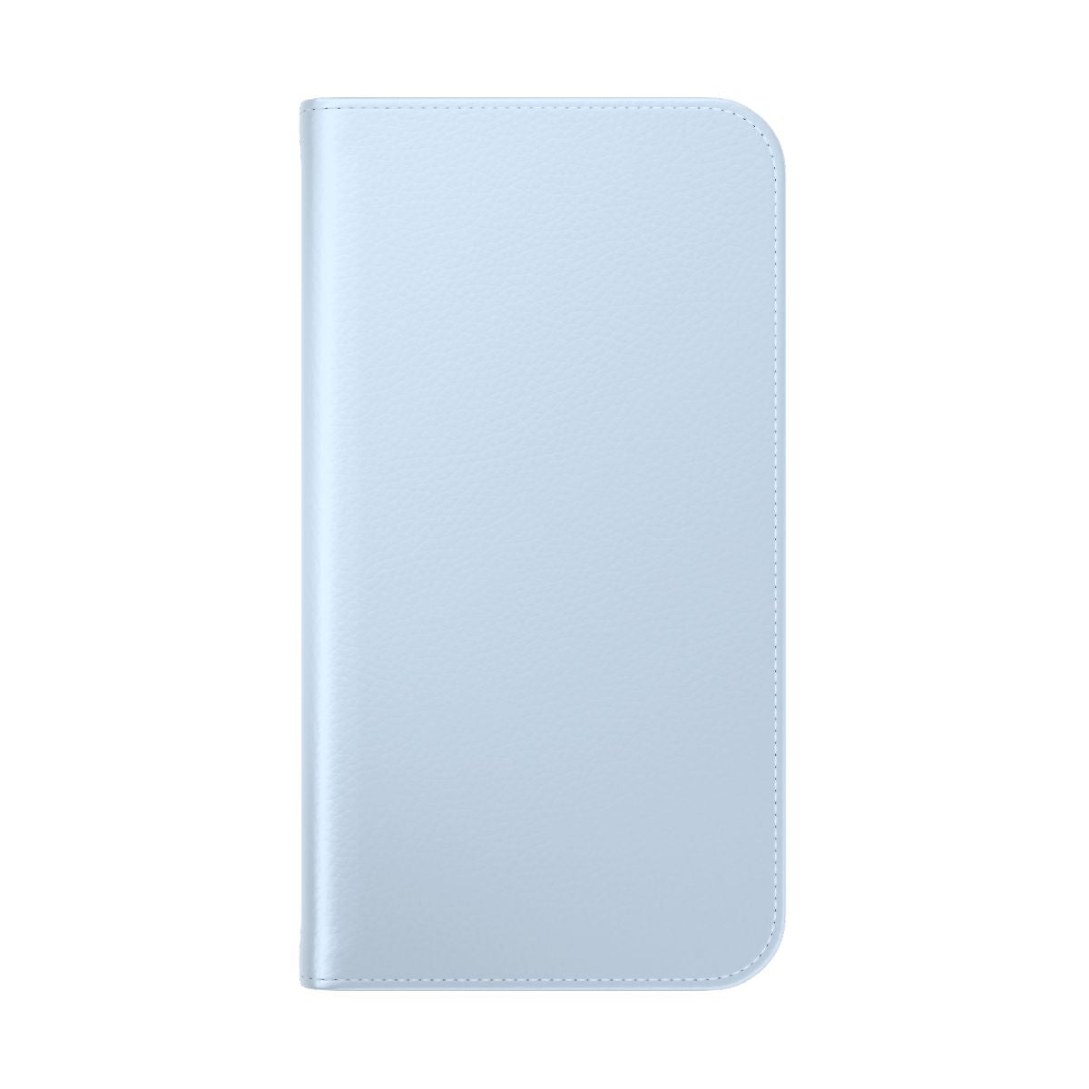 Sleek and stylish baby blue phone case - Folded Back