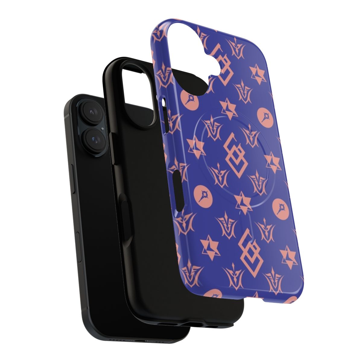 Magnetic tough phone case with a luxury brand design for Fate Grand Order fans - Layers