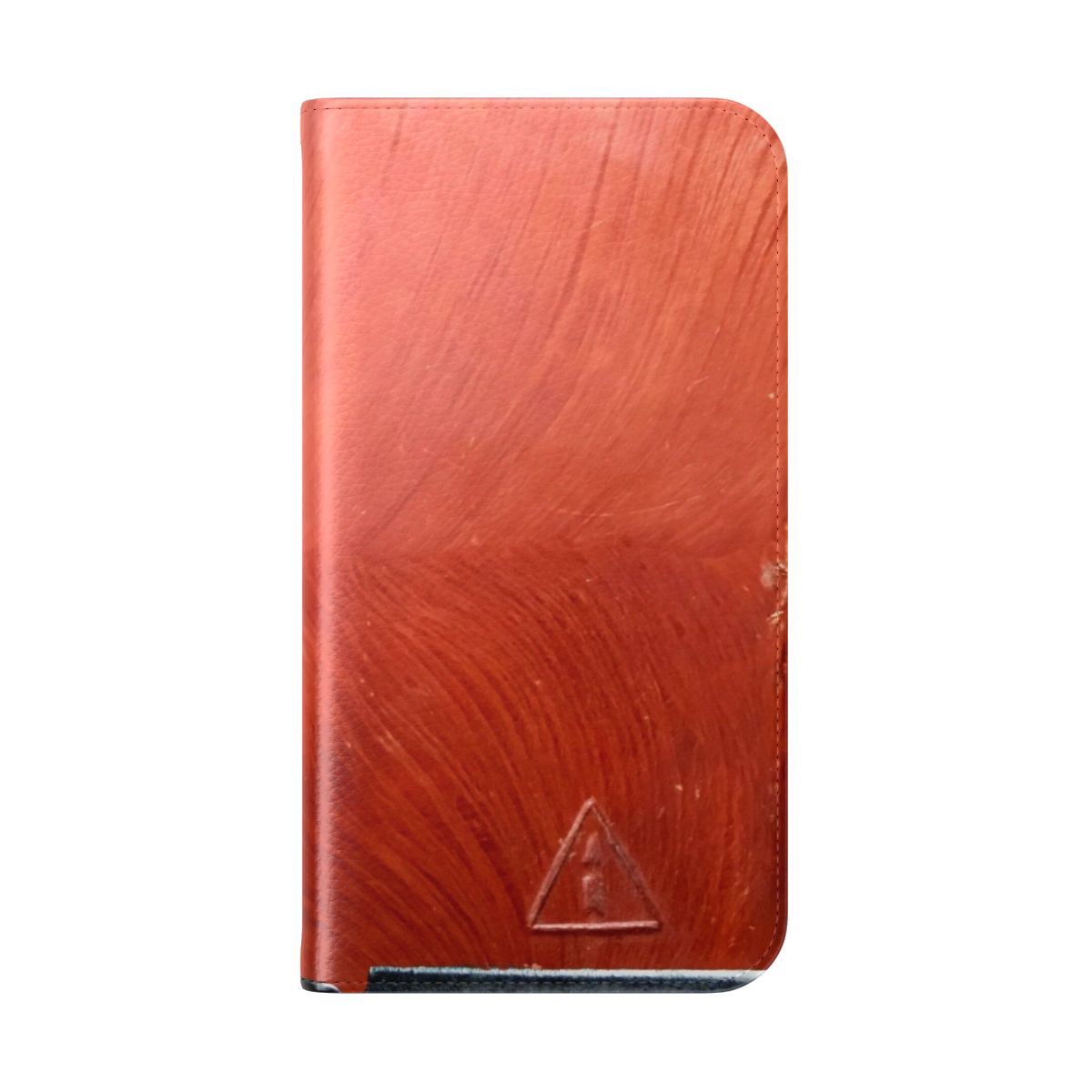 Vintage-style bakelite flip cover phone case - Folded Back