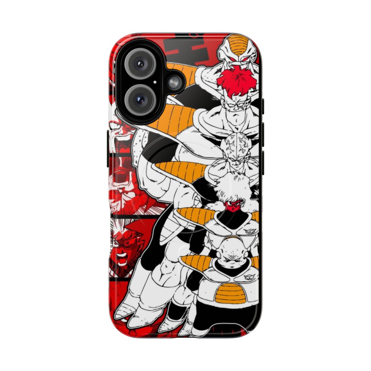 Magnetic tough phone case featuring the Ginyu Force from the Namek saga of Dragon Ball Z.