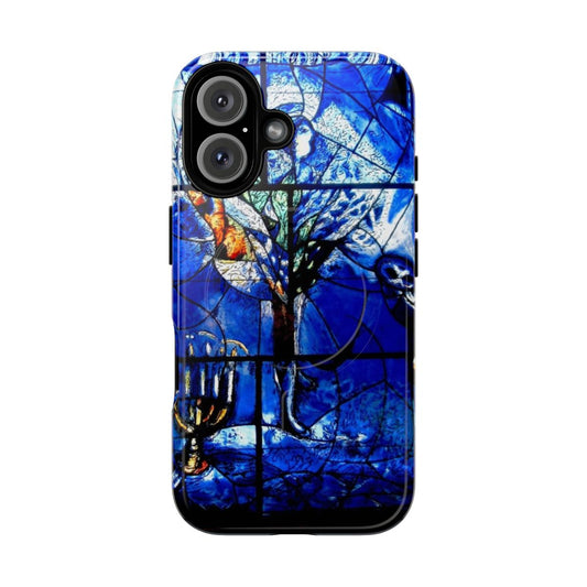 Marc Chagall inspired stained glass art phone case