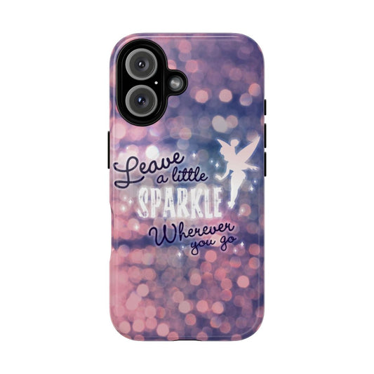 Glittery and shimmering phone case featuring inspirational quotes