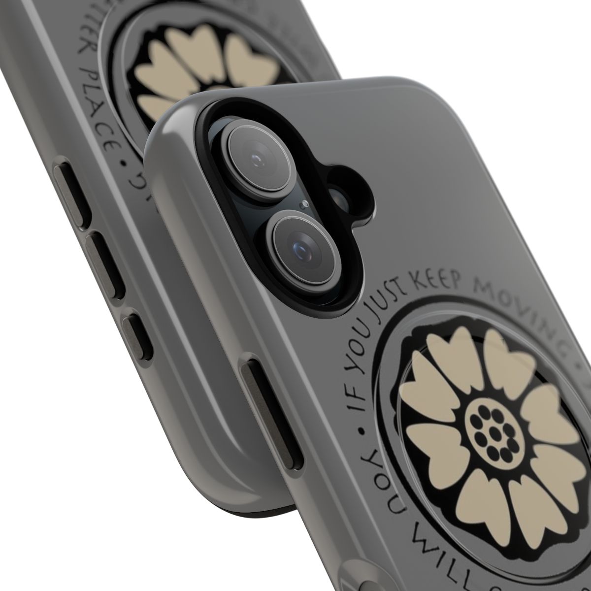 White Lotus Tile design on a durable, magnetic phone case inspired by Avatar: The Last Airbender - Detail