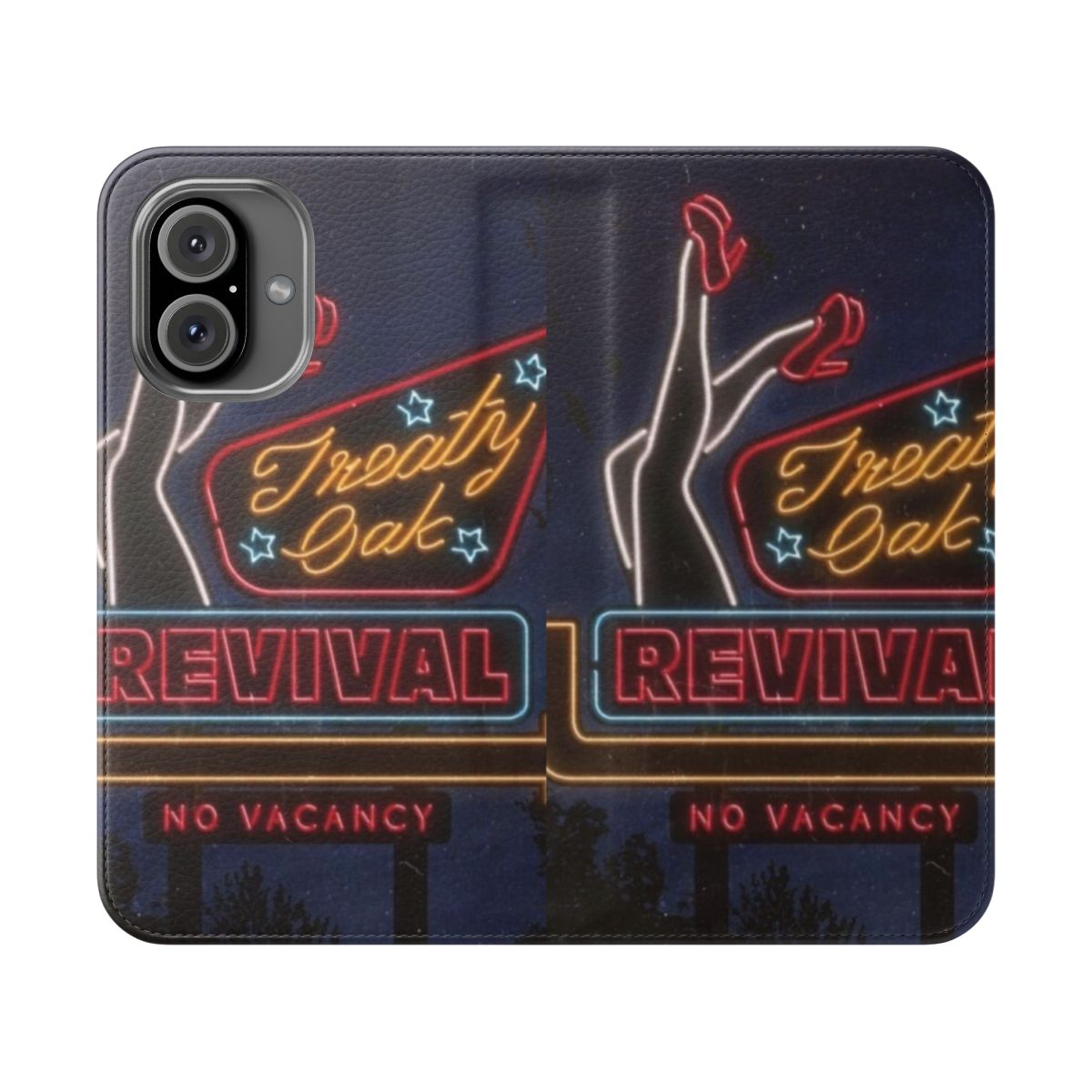 Treaty Oak Revival inspired 'No Vacancy' flip cover phone case