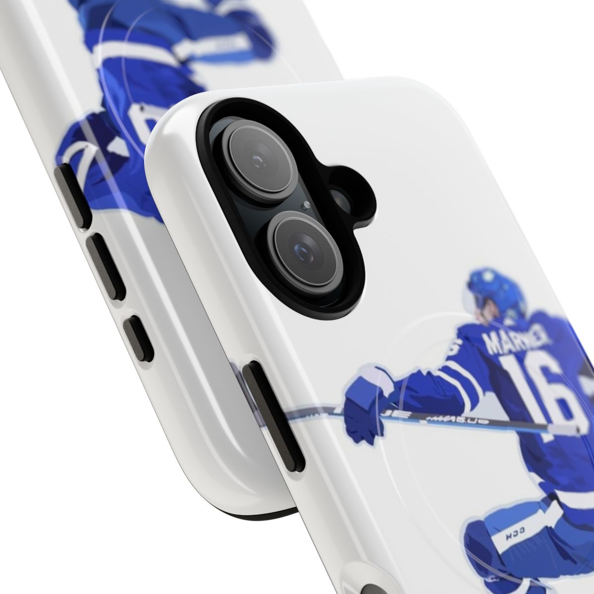 Mitch Marner-inspired hockey phone case with magnetic protection - Detail