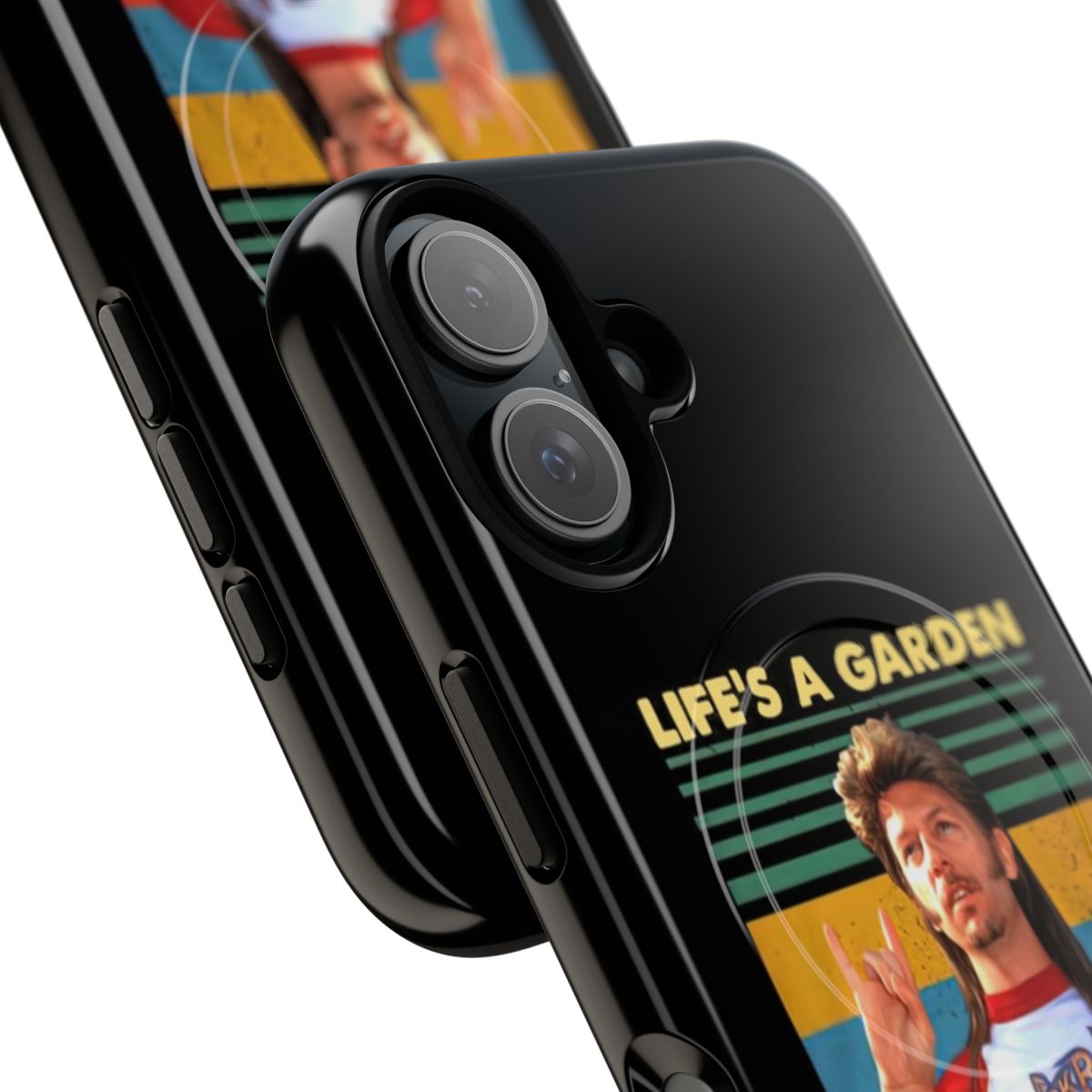 Garden Life Magnetic Tough Cases - Durable phone case with a humorous Joe Dirt-inspired design - Detail