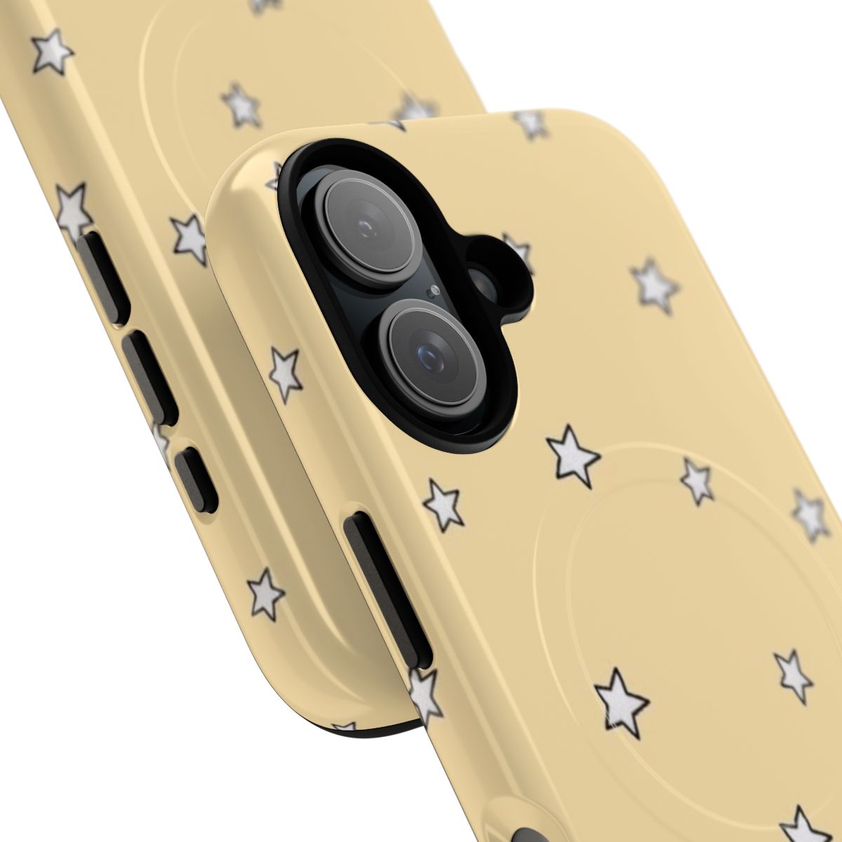 Stylish magnetic phone case with a trendy star design - Detail