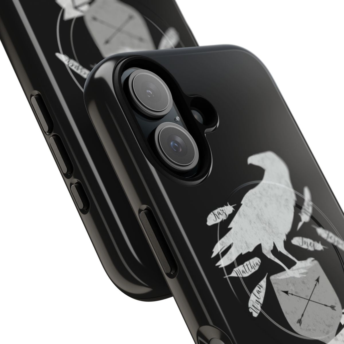 Magnetic phone case featuring characters from the Six of Crows series - Detail