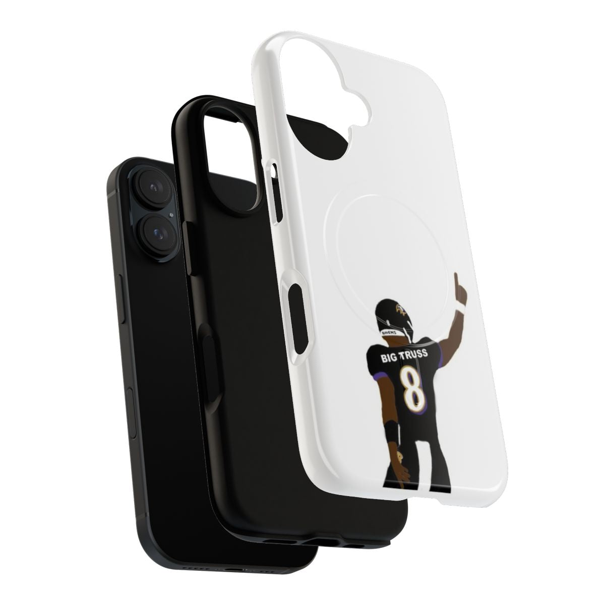 Lamar Jackson Inspired Magnetic Tough Phone Case - Layers